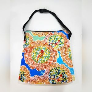Reusable tote zipper bag with adjustable strap